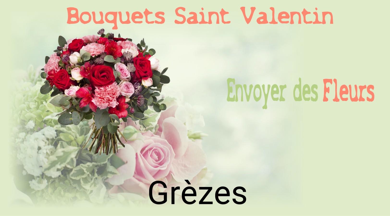 Roses de Saint-Valentin livrées à Grèzes